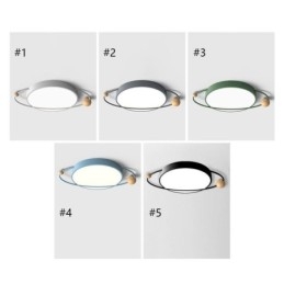 Designer Touch Decorative Modern Round Ceiling Light Planet Flush Mount Light Fixture