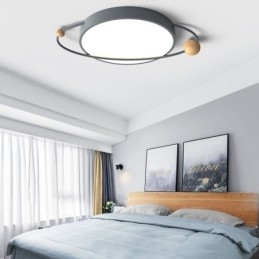 Designer Touch Decorative Modern Round Ceiling Light Planet Flush Mount Light Fixture