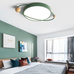 Designer Touch Decorative Modern Round Ceiling Light Planet Flush Mount Light Fixture