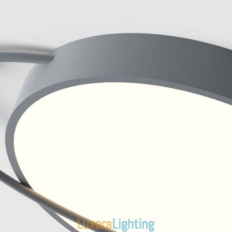 Designer Touch Decorative Modern Round Ceiling Light Planet Flush Mount Light Fixture