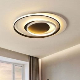 Designer Touch Decorative Irregular Round Flush Mount Ceiling Light