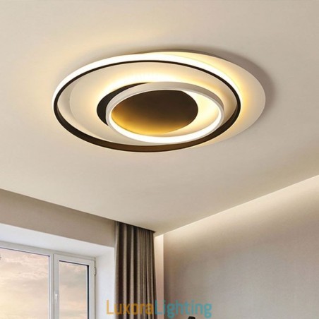 Designer Touch Decorative Irregular Round Flush Mount Ceiling Light