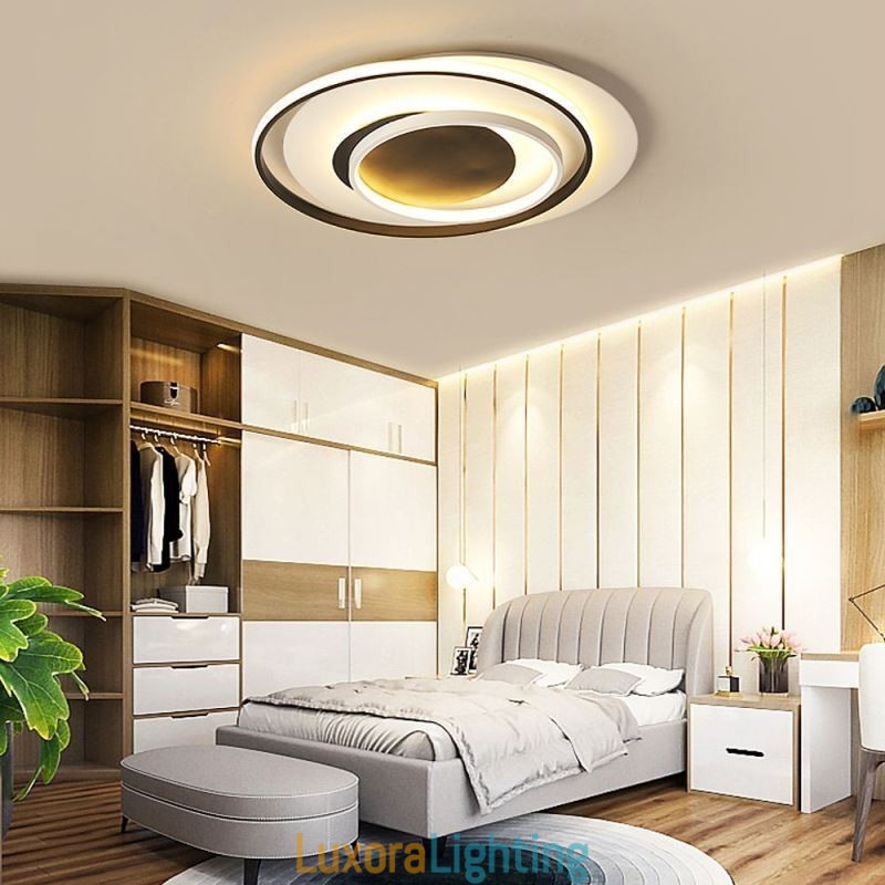 Designer Touch Decorative Irregular Round Flush Mount Ceiling Light