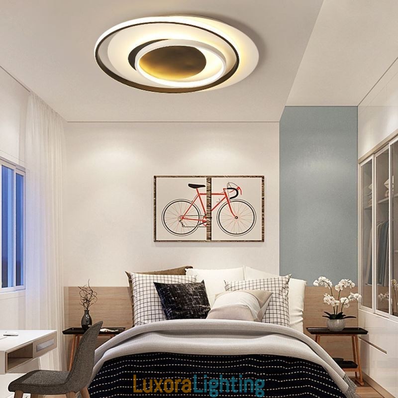 Designer Touch Decorative Irregular Round Flush Mount Ceiling Light