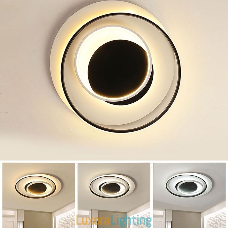 Designer Touch Decorative Irregular Round Flush Mount Ceiling Light
