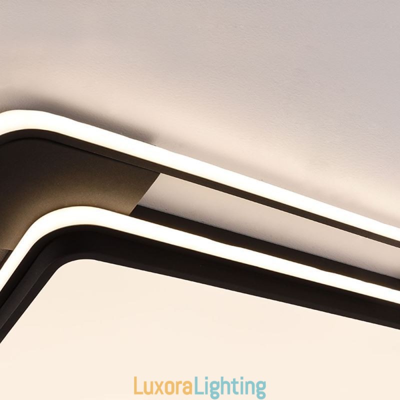 Designer Touch Decorative Modern Minimalist Flush Mount Lighting Square Ceiling Light