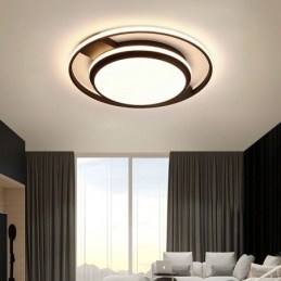 Designer Touch Decorative Modern Minimalist Flush Mount Light Fixture Round Ceiling Light