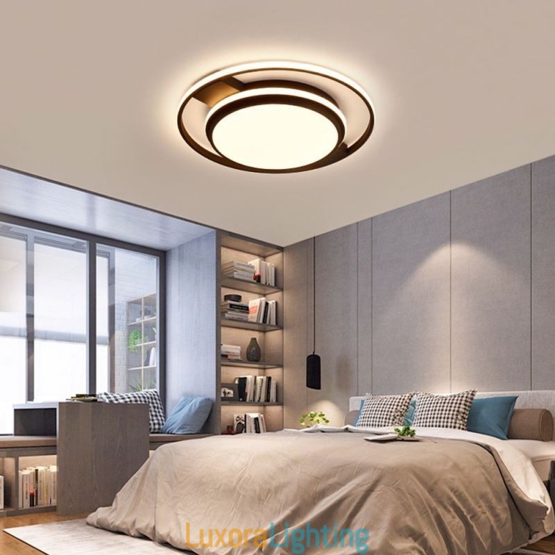 Designer Touch Decorative Modern Minimalist Flush Mount Light Fixture Round Ceiling Light