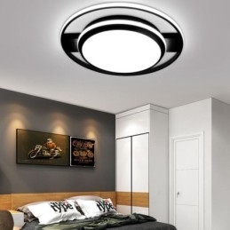 Designer Touch Decorative Modern Minimalist Flush Mount Light Fixture Round Ceiling Light