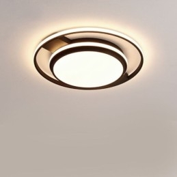 Designer Touch Decorative Modern Minimalist Flush Mount Light Fixture Round Ceiling Light