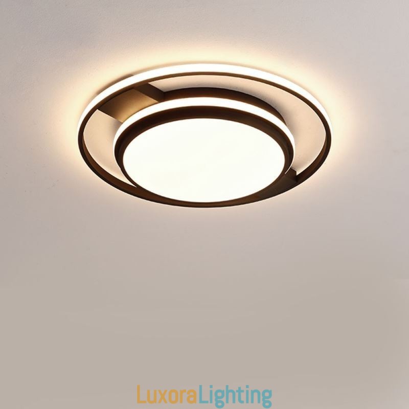 Designer Touch Decorative Modern Minimalist Flush Mount Light Fixture Round Ceiling Light