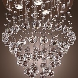 Designer Touch Decorative Crystal Chandelier with 5 lightsoque Design (K9 Crystal)