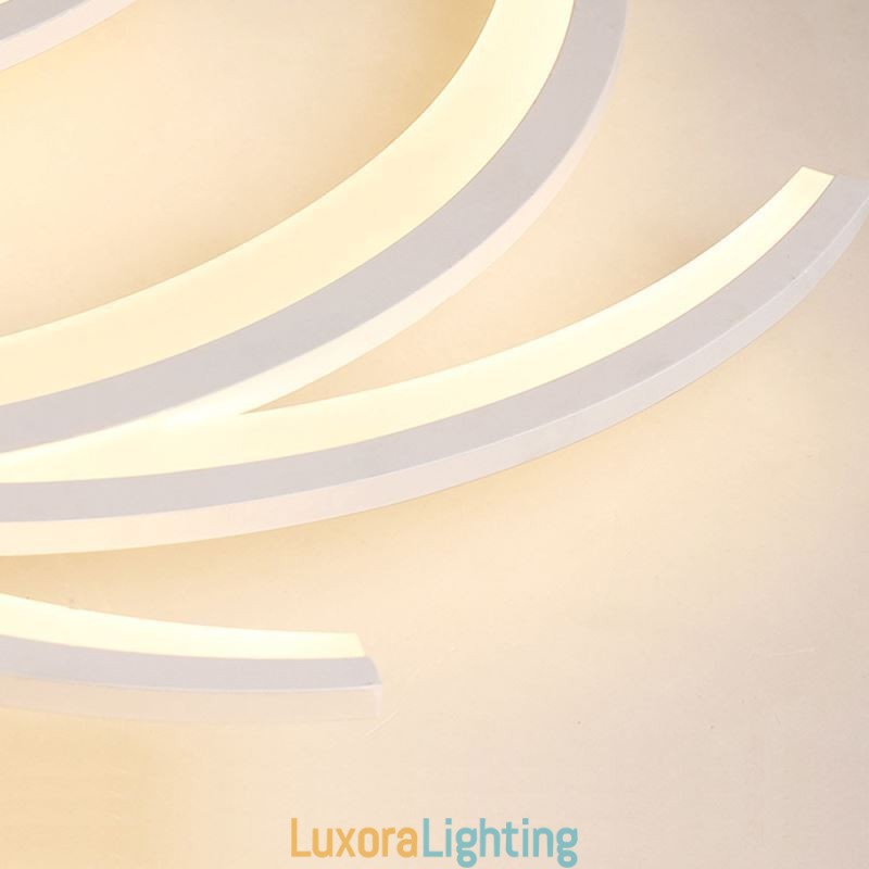 Designer Touch Decorative Irregular Linear Flush Mount Ceiling Light Modern Lighting