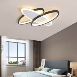 Designer Touch Decorative Modern Acrylic Flush Mount Oval Ceiling Light