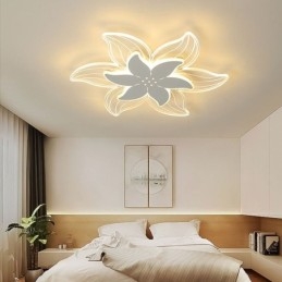 Designer Touch Decorative Elegant Flower Flush Mount Ceiling Light Unique Lighting