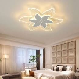 Designer Touch Decorative Elegant Flower Flush Mount Ceiling Light Unique Lighting