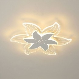 Designer Touch Decorative Elegant Flower Flush Mount Ceiling Light Unique Lighting