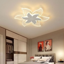 Designer Touch Decorative Elegant Flower Flush Mount Ceiling Light Unique Lighting