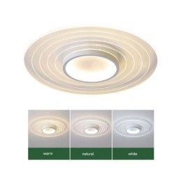 Designer Touch Decorative Modern Circular Flush Mount Ceiling Light Minimalist Light Fixture