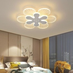 Designer Touch Decorative Modern Flush Mount Pretty Flower Ceiling Light