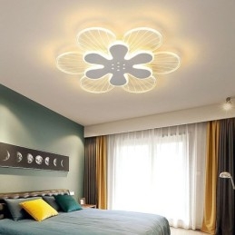 Designer Touch Decorative Modern Flush Mount Pretty Flower Ceiling Light
