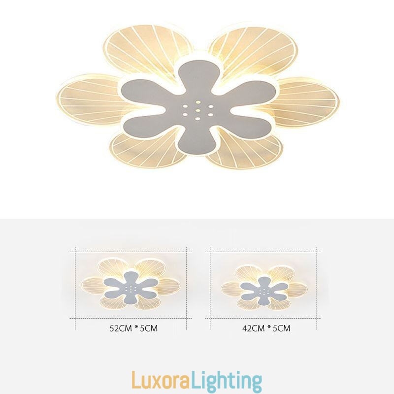 Designer Touch Decorative Modern Flush Mount Pretty Flower Ceiling Light