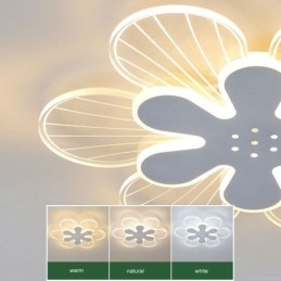 Designer Touch Decorative Modern Flush Mount Pretty Flower Ceiling Light