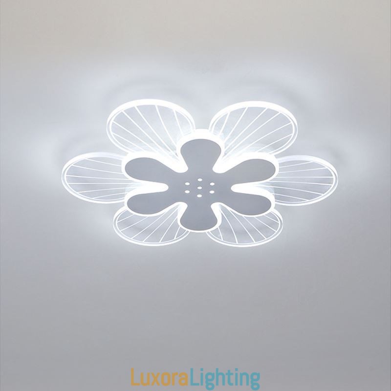 Designer Touch Decorative Modern Flush Mount Pretty Flower Ceiling Light
