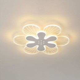 Designer Touch Decorative Modern Flush Mount Pretty Flower Ceiling Light