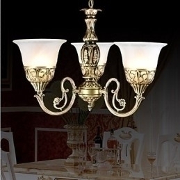 Designer Touch Decorative Traditional Classic Bronze Metal Chandelier