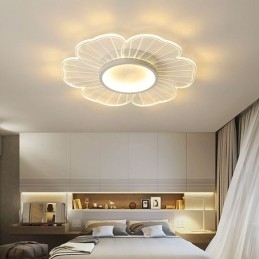 Designer Touch Decorative Minimalist Petal Flush Mount Ceiling Light Creative Decoration Lighting