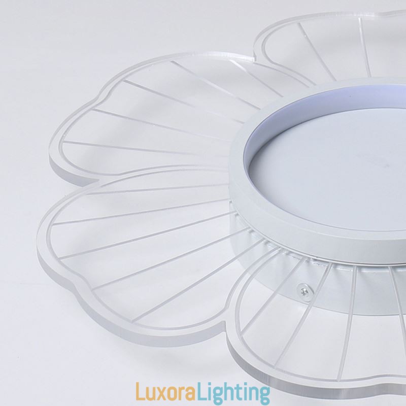 Designer Touch Decorative Minimalist Petal Flush Mount Ceiling Light Creative Decoration Lighting