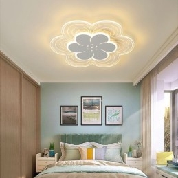 Designer Touch Decorative Gorgeous Petal Flush Mount Ceiling Light Minimalist Acrylic Light