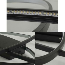 Designer Touch Decorative Modern Oval Flush Mount Ceiling Light Acrylic Light Fixture