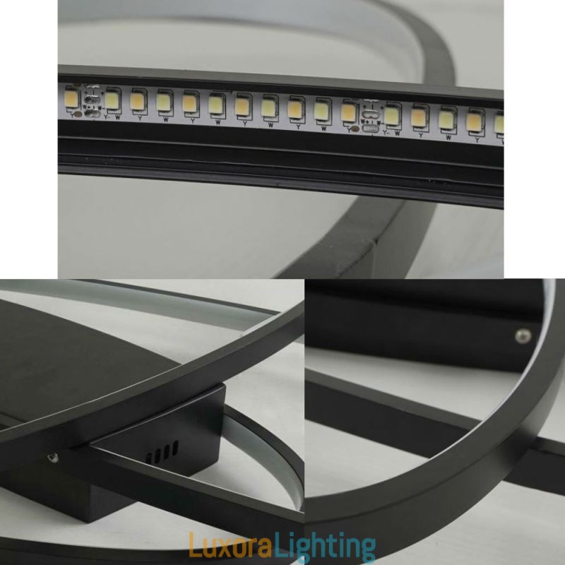 Designer Touch Decorative Modern Oval Flush Mount Ceiling Light Acrylic Light Fixture