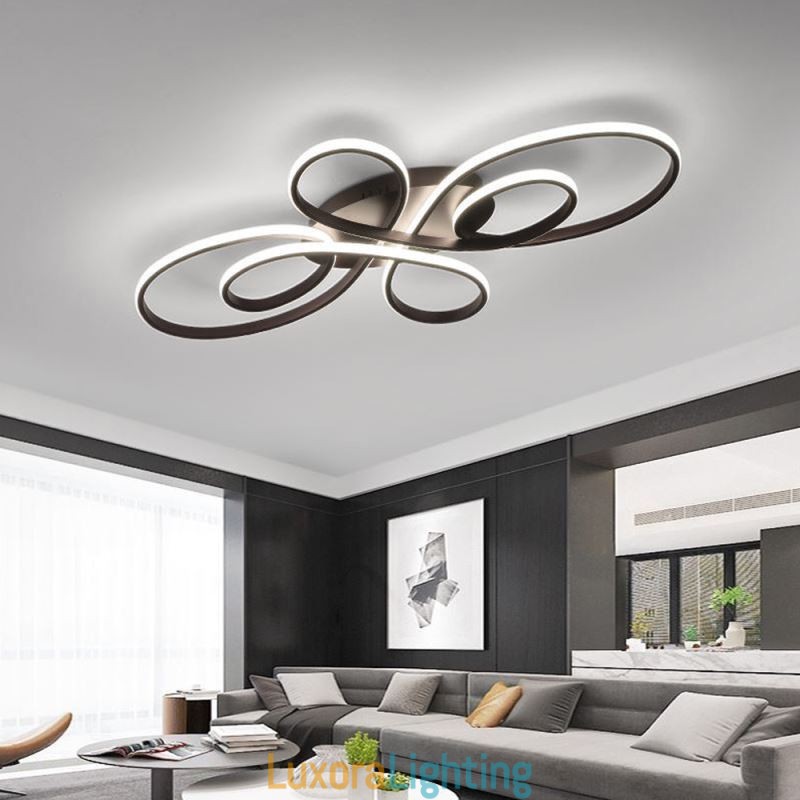 Designer Touch Decorative Modern Flush Mount Ceiling Light Flower Design Lighting
