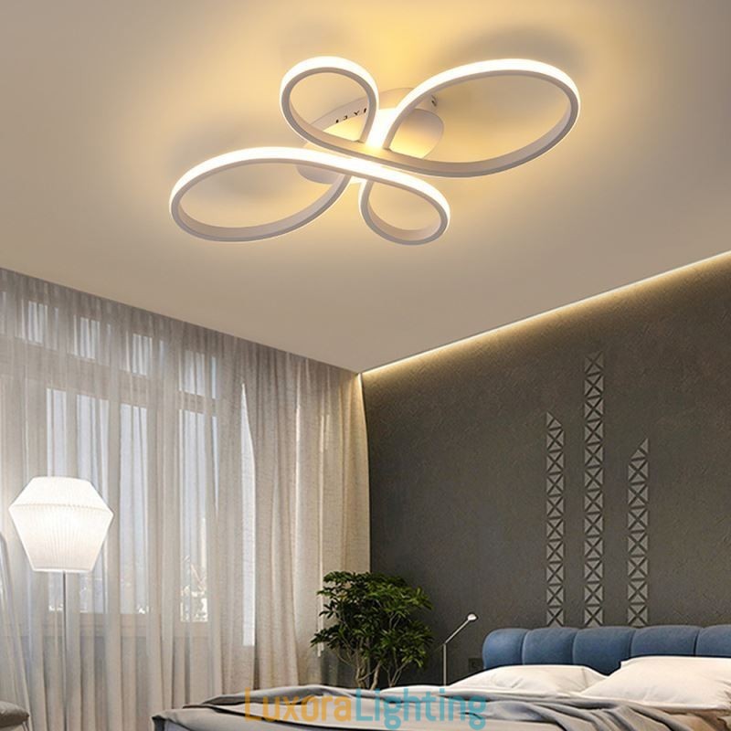 Designer Touch Decorative Modern Flush Mount Ceiling Light Flower Design Lighting