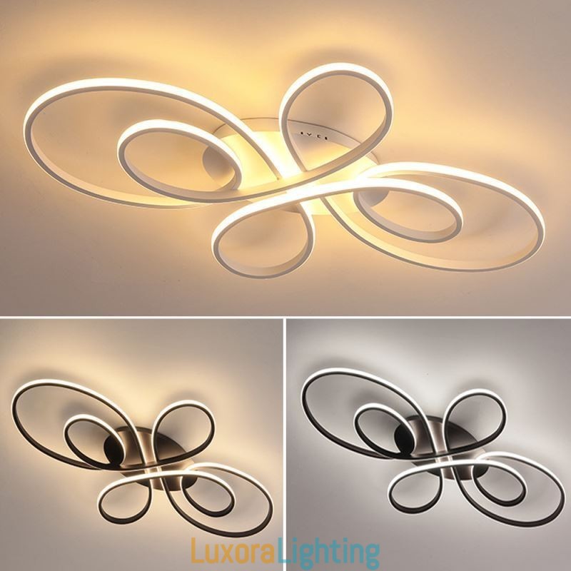 Designer Touch Decorative Modern Flush Mount Ceiling Light Flower Design Lighting