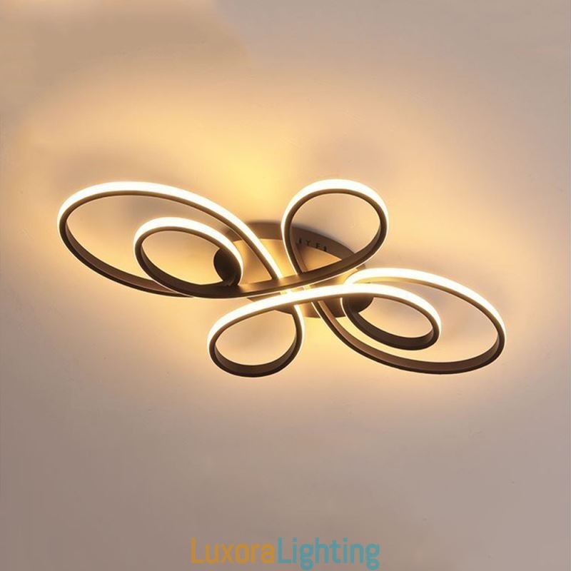 Designer Touch Decorative Modern Flush Mount Ceiling Light Flower Design Lighting