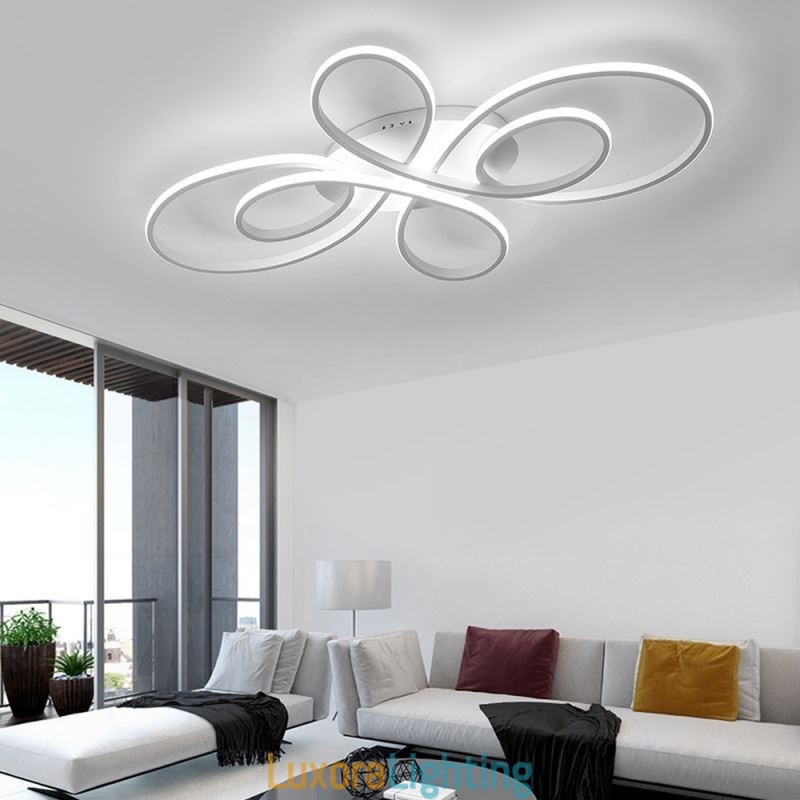 Designer Touch Decorative Modern Flush Mount Ceiling Light Flower Design Lighting
