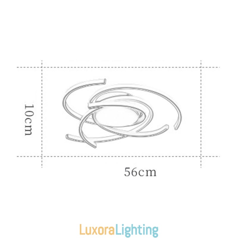 Designer Touch Decorative Modern Acrylic Flush Mount Ceiling Light Creative Decoration Lighting