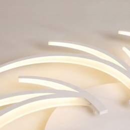 Designer Touch Decorative Modern Windmill Flush Mount Ceiling Light Irregular Decoration Lighting