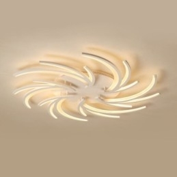 Designer Touch Decorative Modern Windmill Flush Mount Ceiling Light Irregular Decoration Lighting