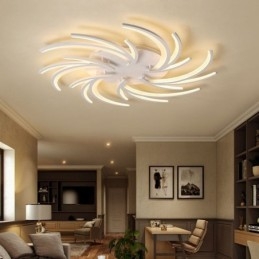 Designer Touch Decorative Modern Windmill Flush Mount Ceiling Light Irregular Decoration Lighting
