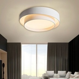 Designer Touch Decorative Contemporary Flush Mount Circular Ceiling Light