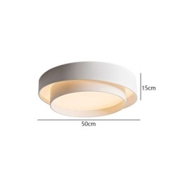 Designer Touch Decorative Contemporary Flush Mount Circular Ceiling Light