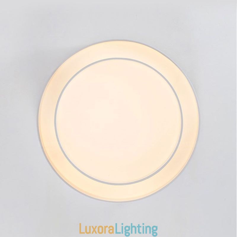Designer Touch Decorative Contemporary Flush Mount Circular Ceiling Light