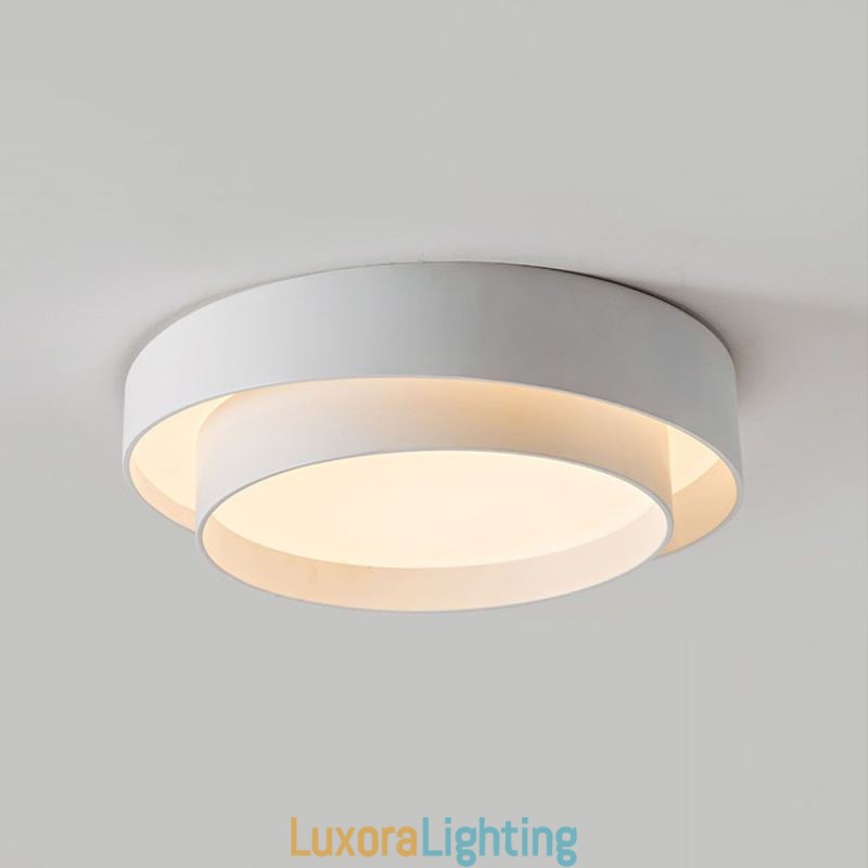 Designer Touch Decorative Contemporary Flush Mount Circular Ceiling Light
