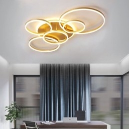 Designer Touch Decorative Halo Ring Flush Mount Modern Acrylic Ceiling Light