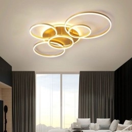 Designer Touch Decorative Halo Ring Flush Mount Modern Acrylic Ceiling Light